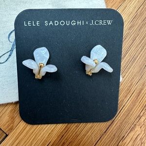 NEW Lele Sadoughi x J. Crew Earrings